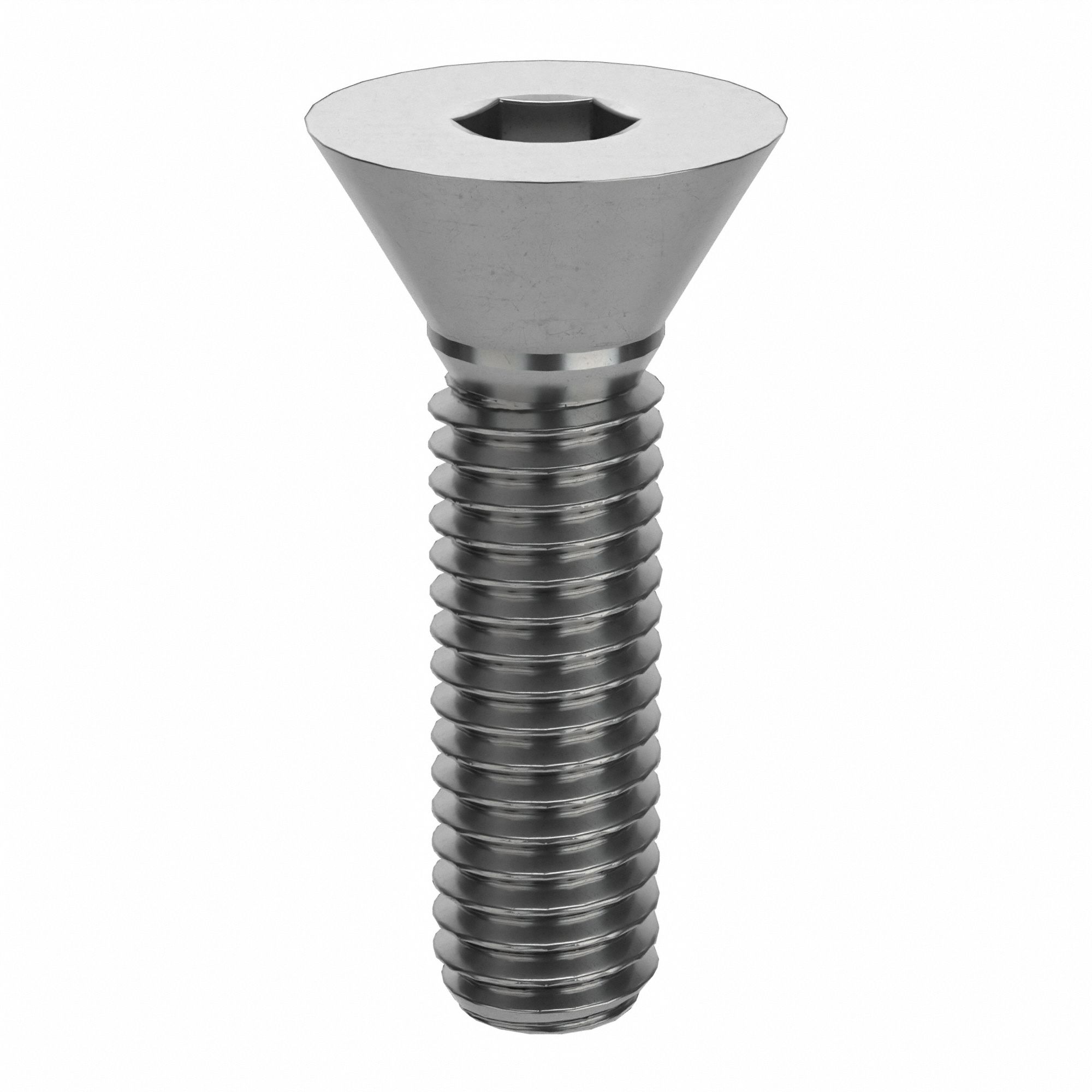 Socket Head Cap Screw: M3x0.50 Thread Size, 12 mm Lg, Flat, Plain, Stainless Steel, 18-8, 50 PK