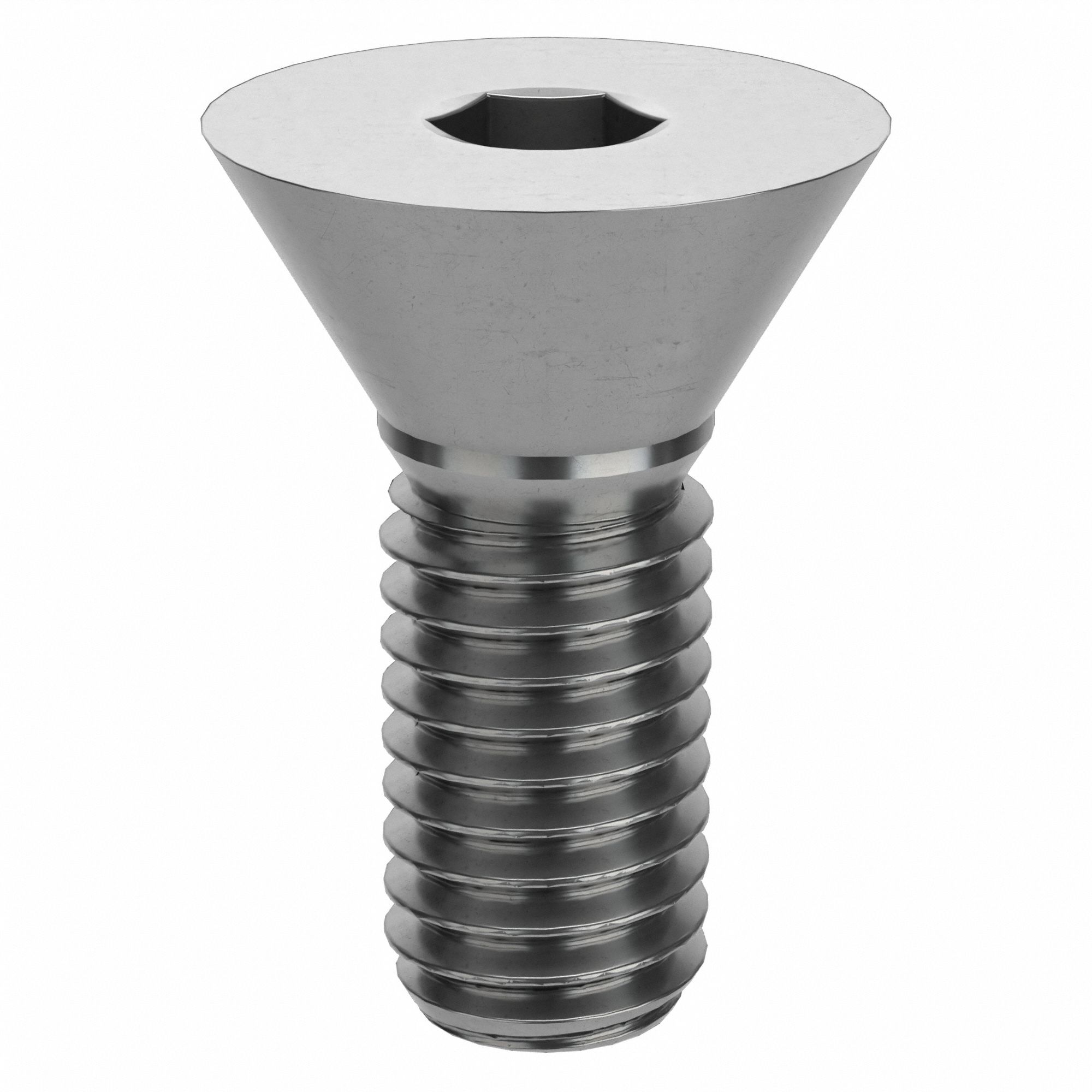 Socket Head Cap Screw: M5x0.80 Thread Size, 14 mm Lg, Flat, Plain, Stainless Steel, 18-8, 50 PK