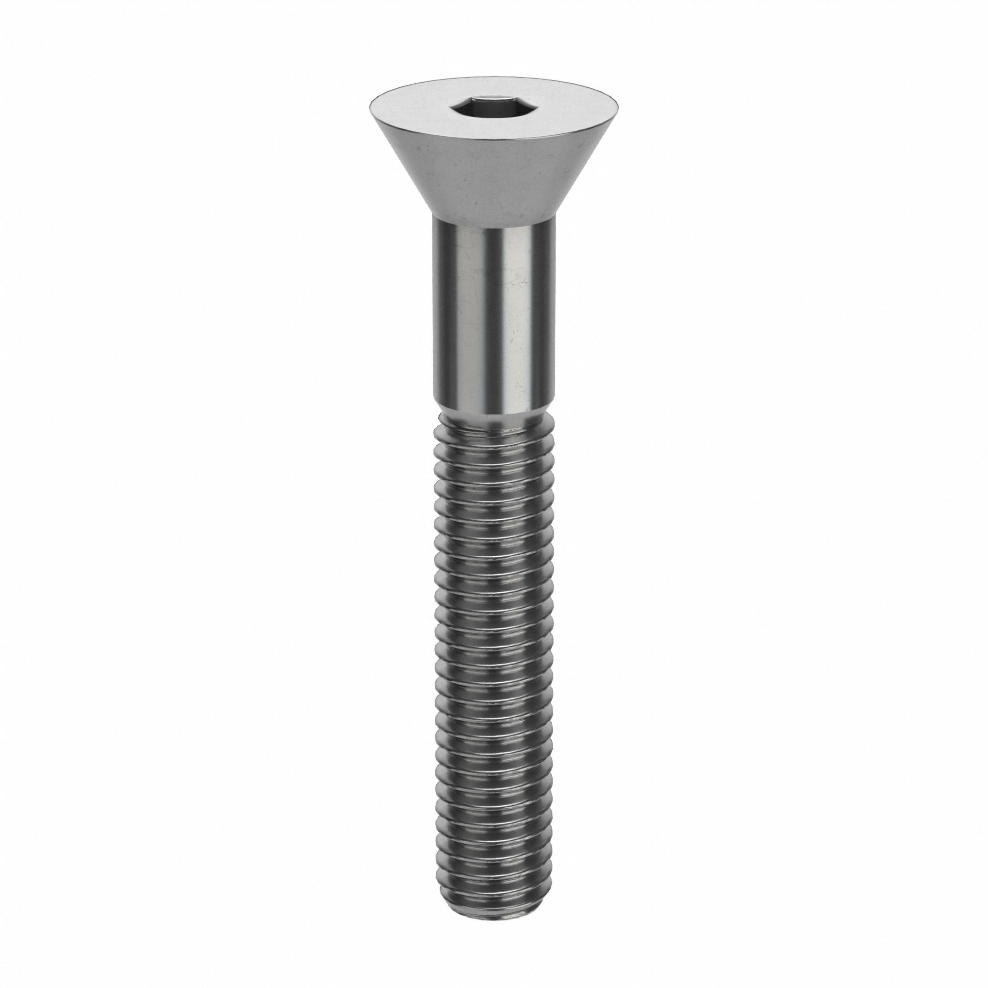 Socket Head Cap Screw: M5x0.80 Thread Size, 35 mm Lg, Flat, Plain, Stainless Steel, 18-8, 50 PK