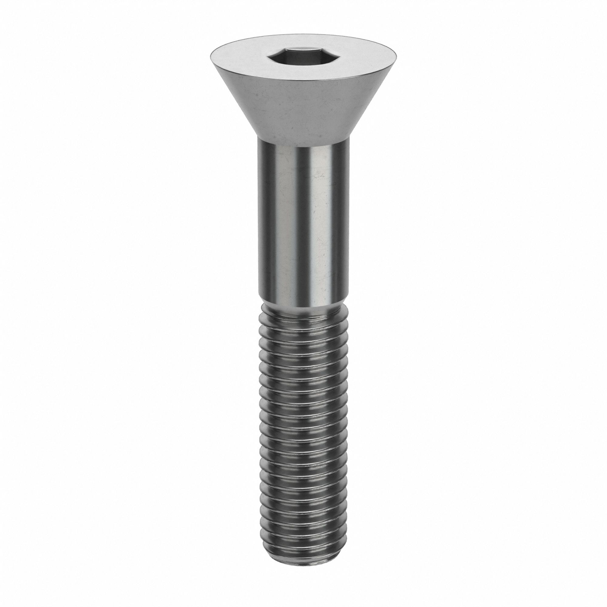 Socket Head Cap Screw: M12x1.75 Thread Size, 70 mm Lg, Flat, Plain, Stainless Steel, 18-8, 10 PK