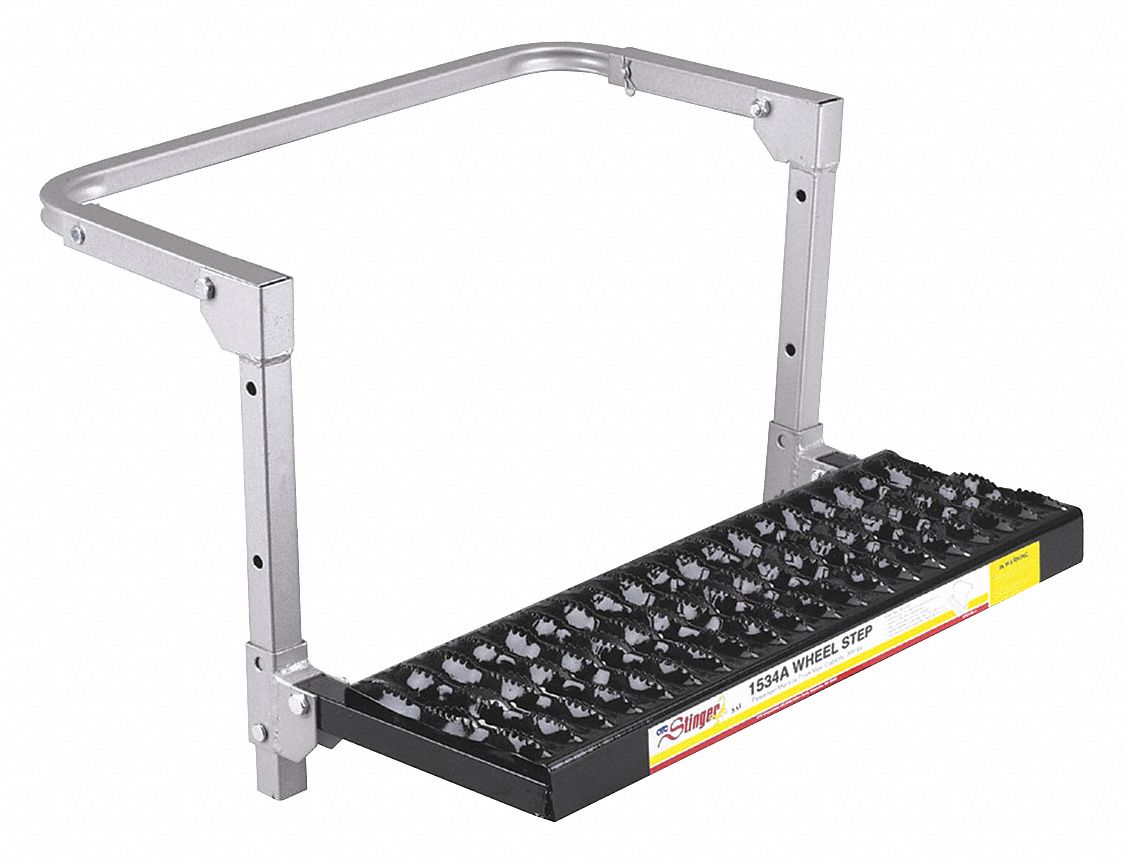 TRUCK RAMP STEP,LOAD CAPACITY 300 LB.