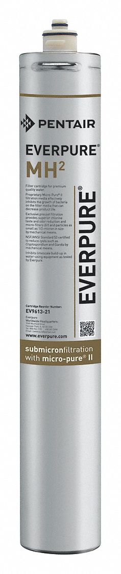 PENTAIR/EVERPURE, 0.5 micron, 1.7 gpm, Quick Connect Filter