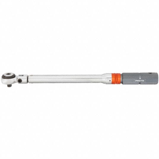 PROTO, Foot-Pound, 3/8 in Drive Size, Micrometer Torque Wrench -  53GL75