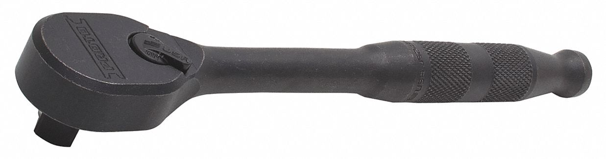 HAND RATCHET,10 1/2 IN,BLK OXD,1/2 IN