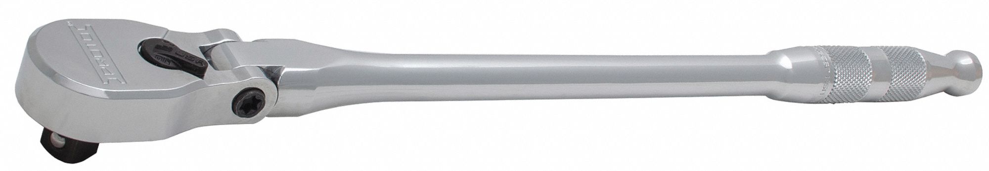 HAND RATCHET, 17 1/2 IN, CHROME, 1/2 IN