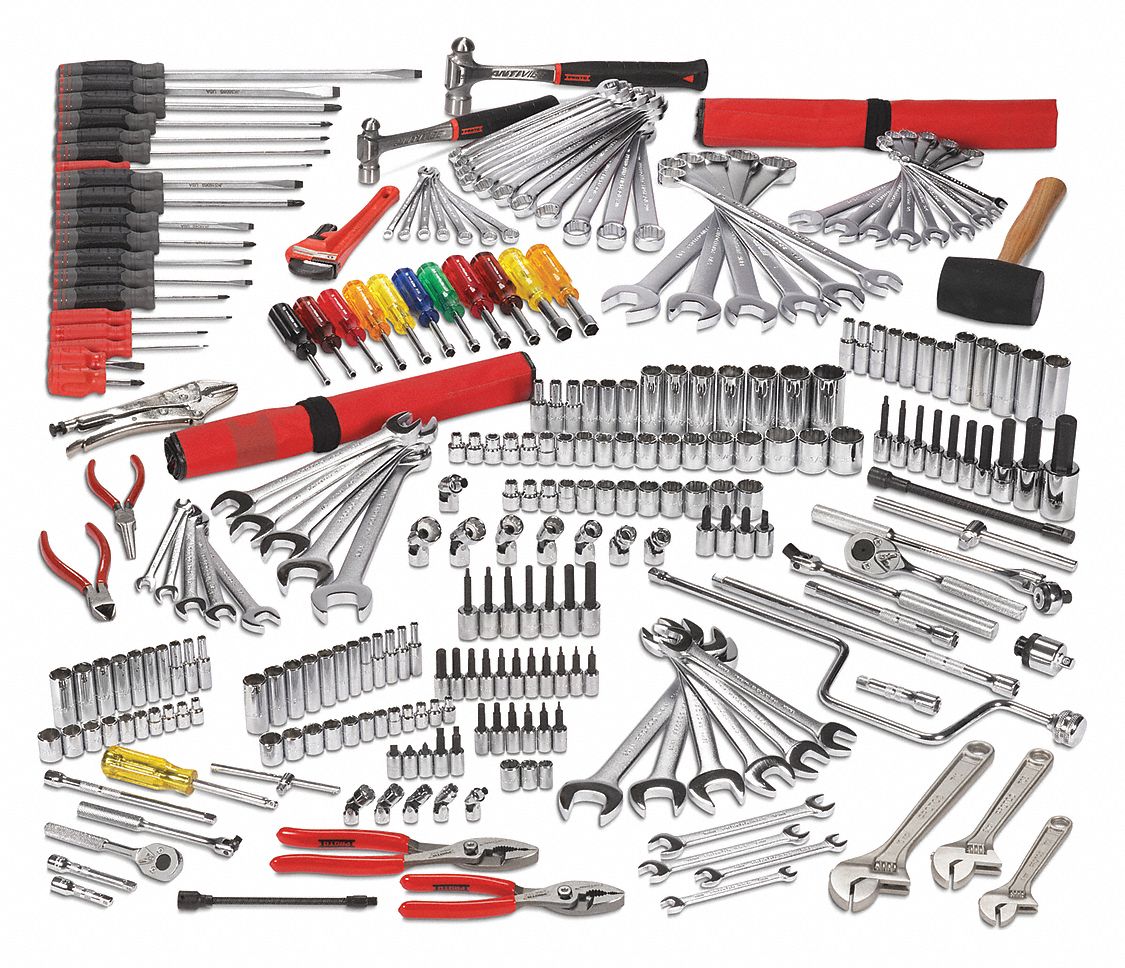 PROTO Master Tool Set 271 Pieces, Metric/SAE, 1/2 in/1/4 in/3/8 in