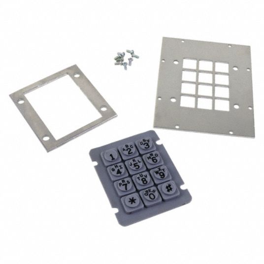HUBBELL GAITRONICS, Plastic, Keypads, Keypad Seal Door Kit 53GV99