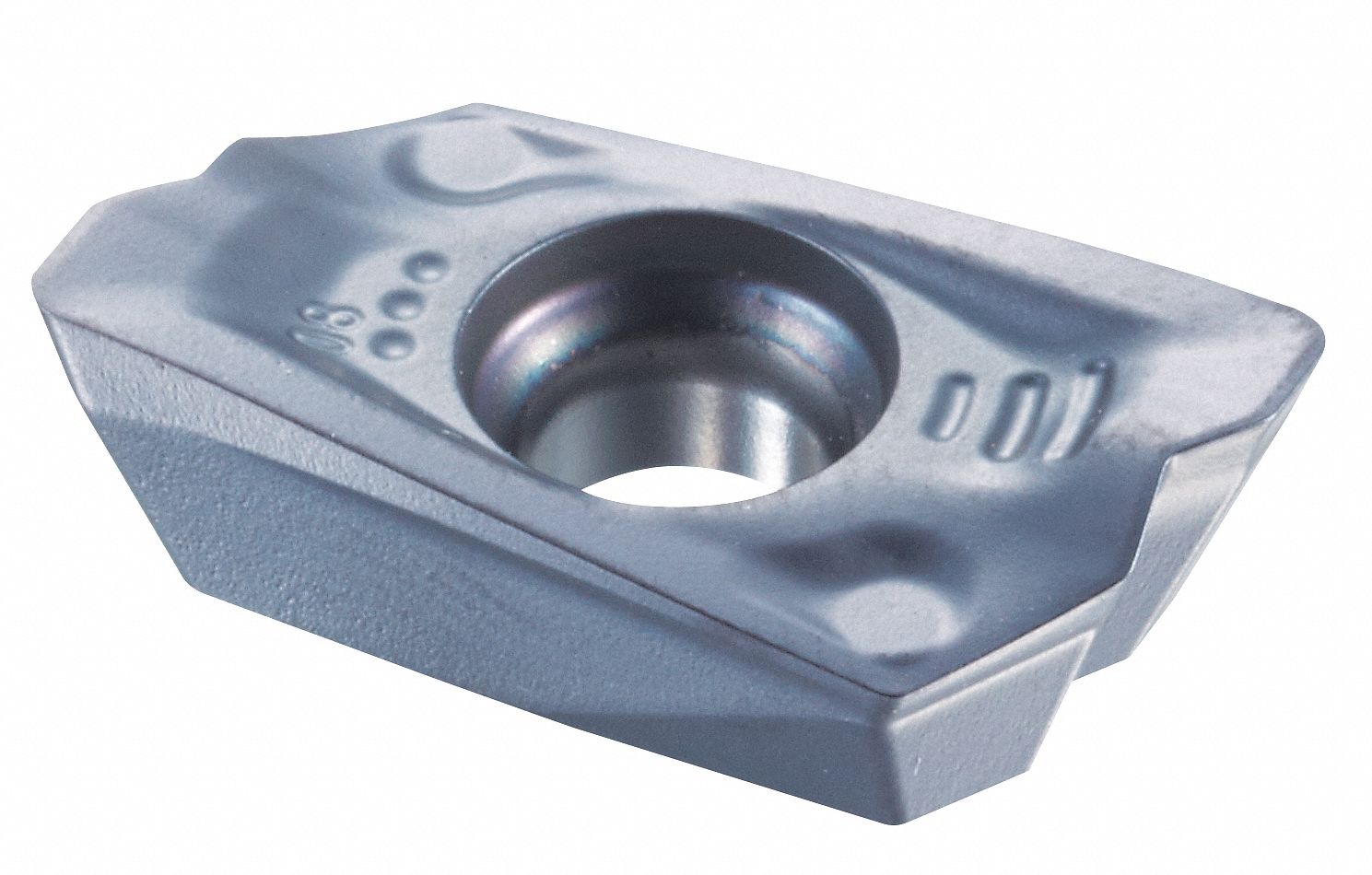 Parallelogram Milling Insert: 6.80mm Inscribed Circle, 0.80mm Corner Radius, 3.80mm Thick