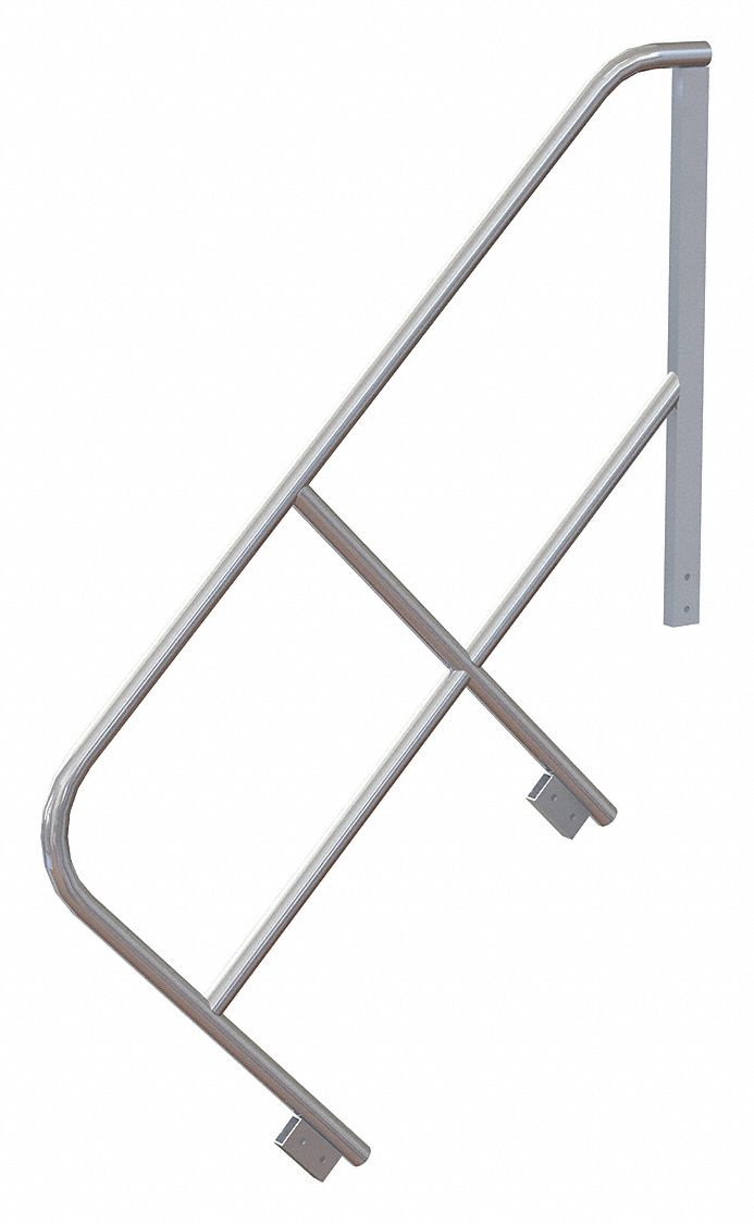 Platform Handrail: 3 ft Overall Ht