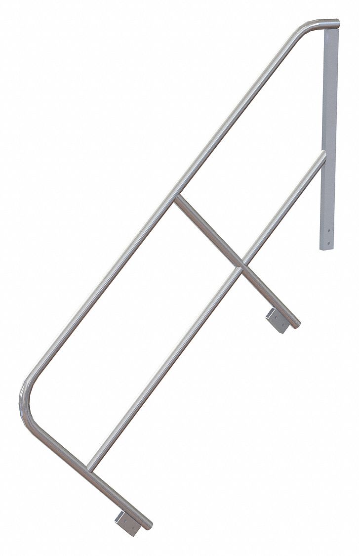 Platform Handrail: 3 ft Overall Ht