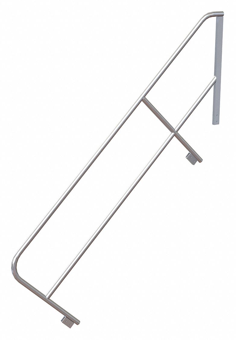 Platform Handrail: 3 ft Overall Ht