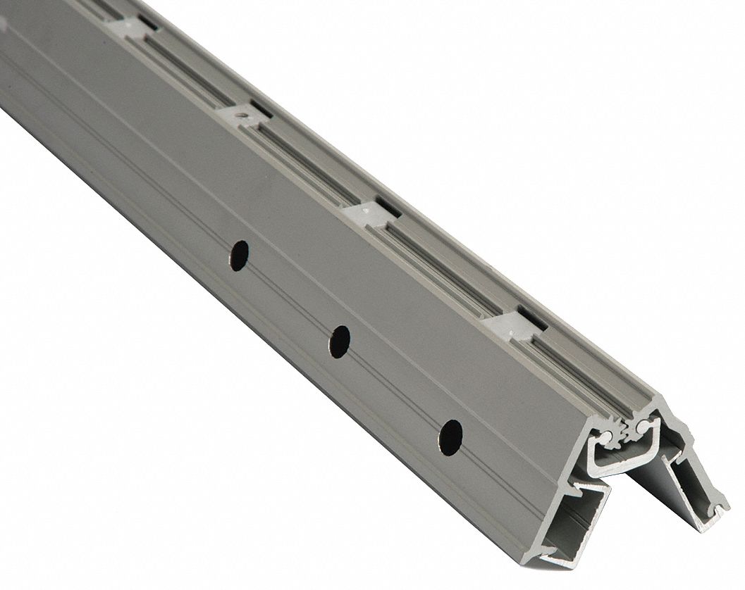 Piano Hinge: Bronze, 83 in Leaf Ht, 1 7/16 in Leaf Wd, Screw-On