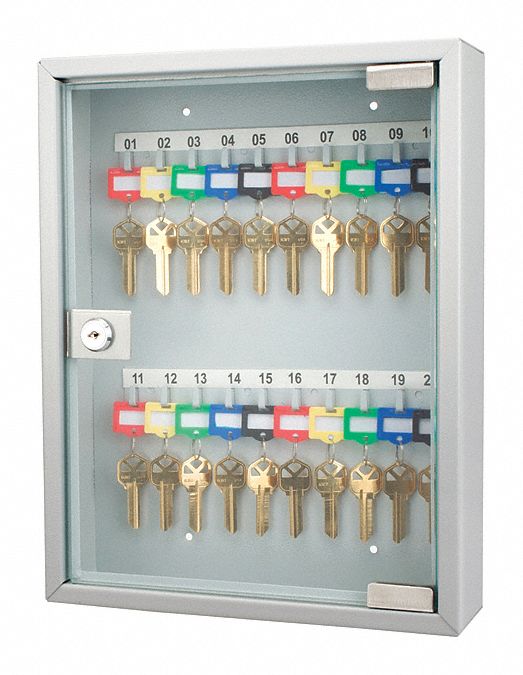 KEY CABINET,20 CAPACITY,13-3/4