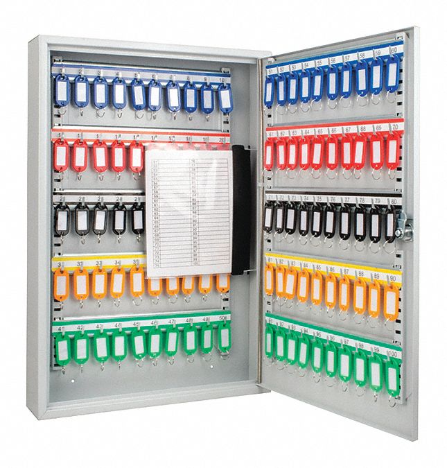 KEY CABINET,100 CAPACITY,21-3/4