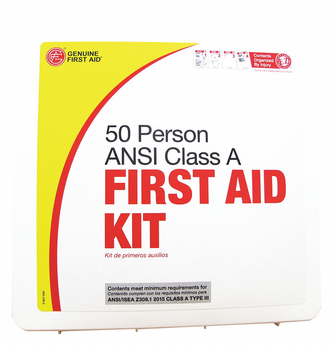 174 Components, ANSI/ISEA Z308.1-2015, First Aid Kit and Housing ...