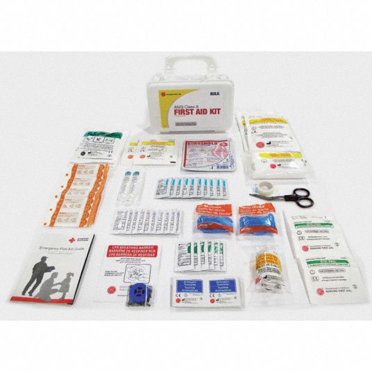 APPROVED VENDOR First Aid Kit: Industrial, 25 People Served per Kit, ANSI  Std ANSI Z308.1-2015