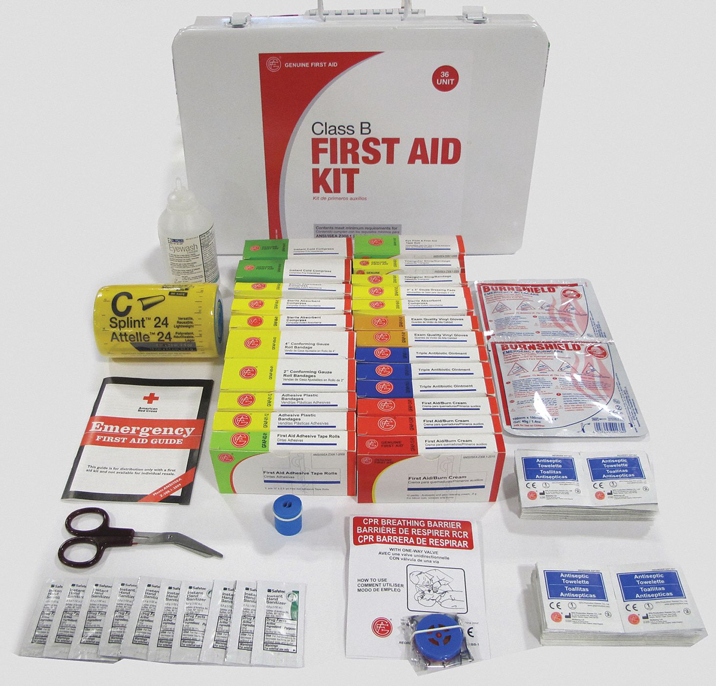 GRAINGER APPROVED First Aid Kit, Kit 
