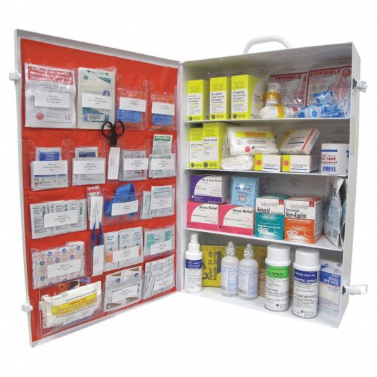 Industrial, 25 People Served per Kit, First Aid Kit - 488G80