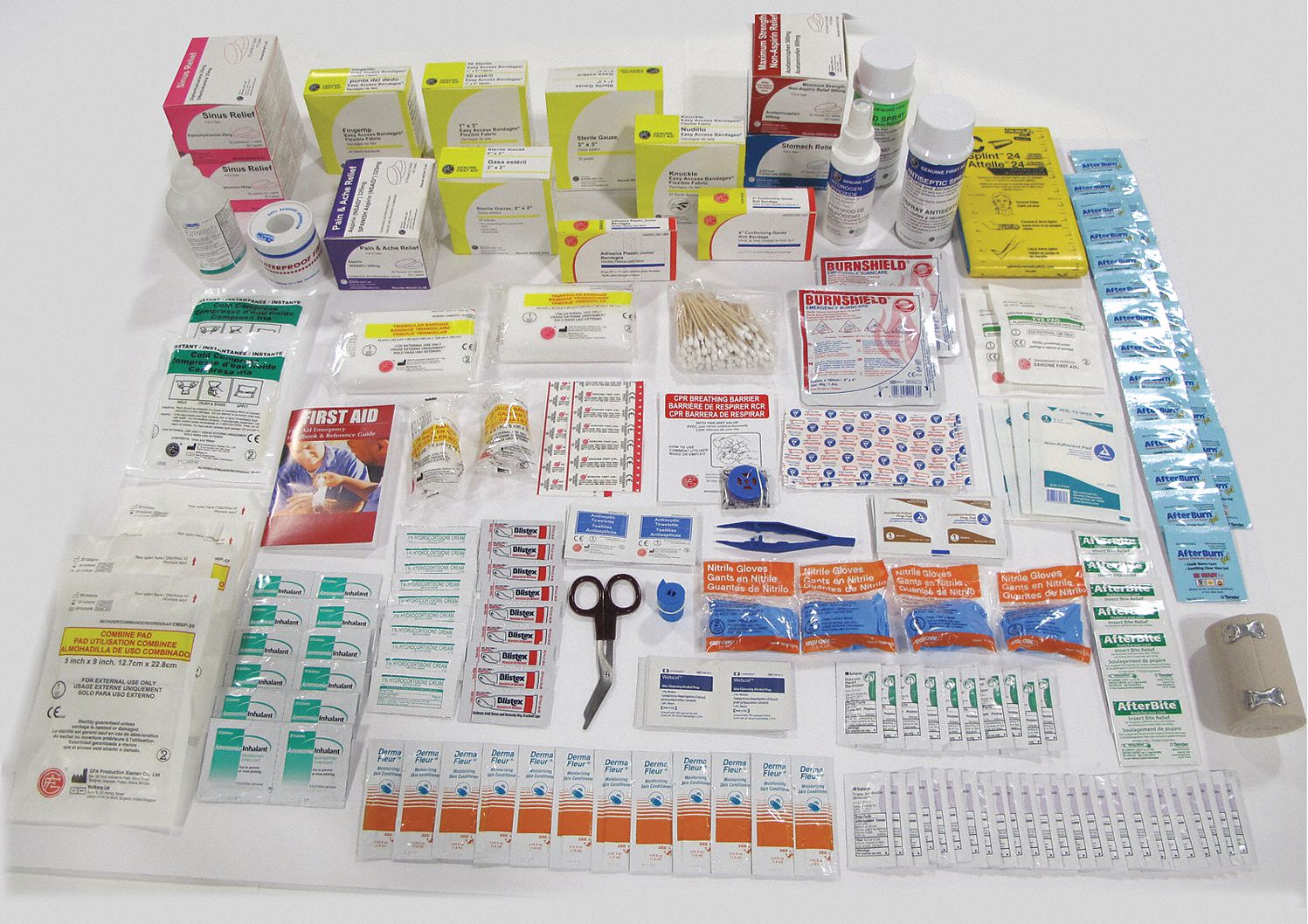 Complete Refill or Kit: 760 Components, 200 People Served, ANSI/ISEA Z308.1-2015