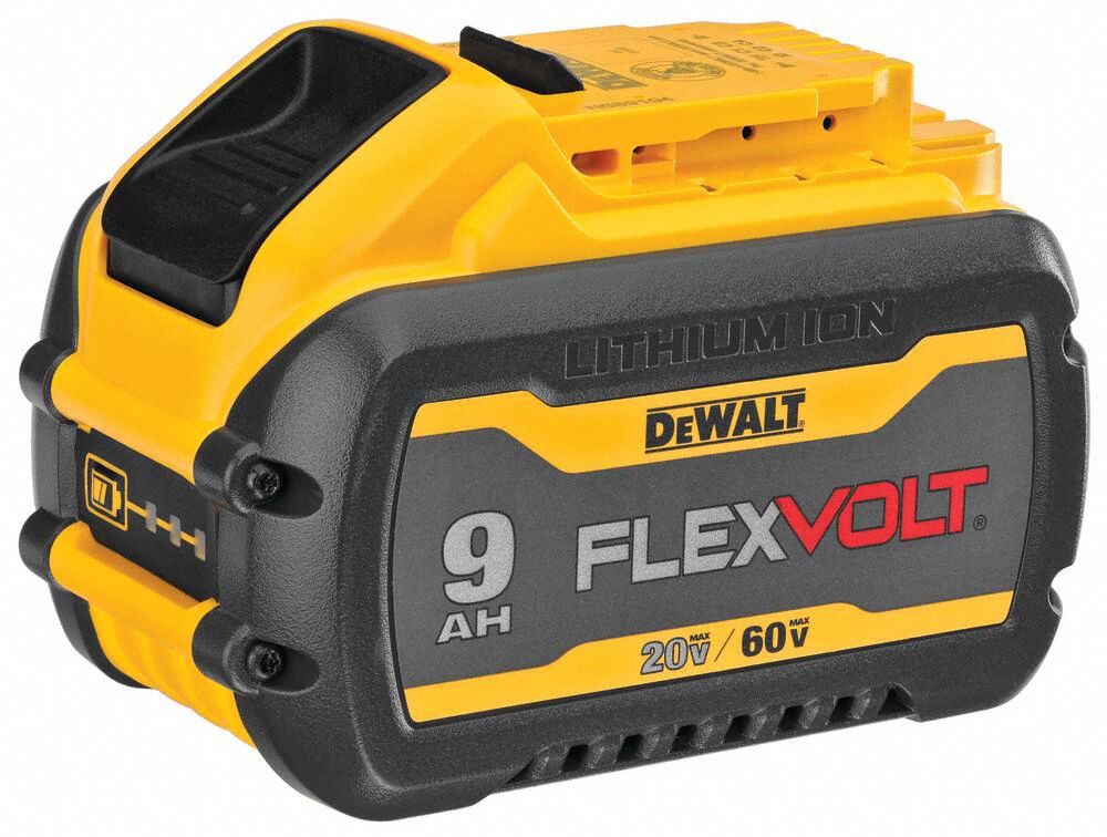 Battery DEWALT 20V 60V FLEXVOLT Li ion 1 Batteries Included 9 Ah FLEXVOLT 1 Battery