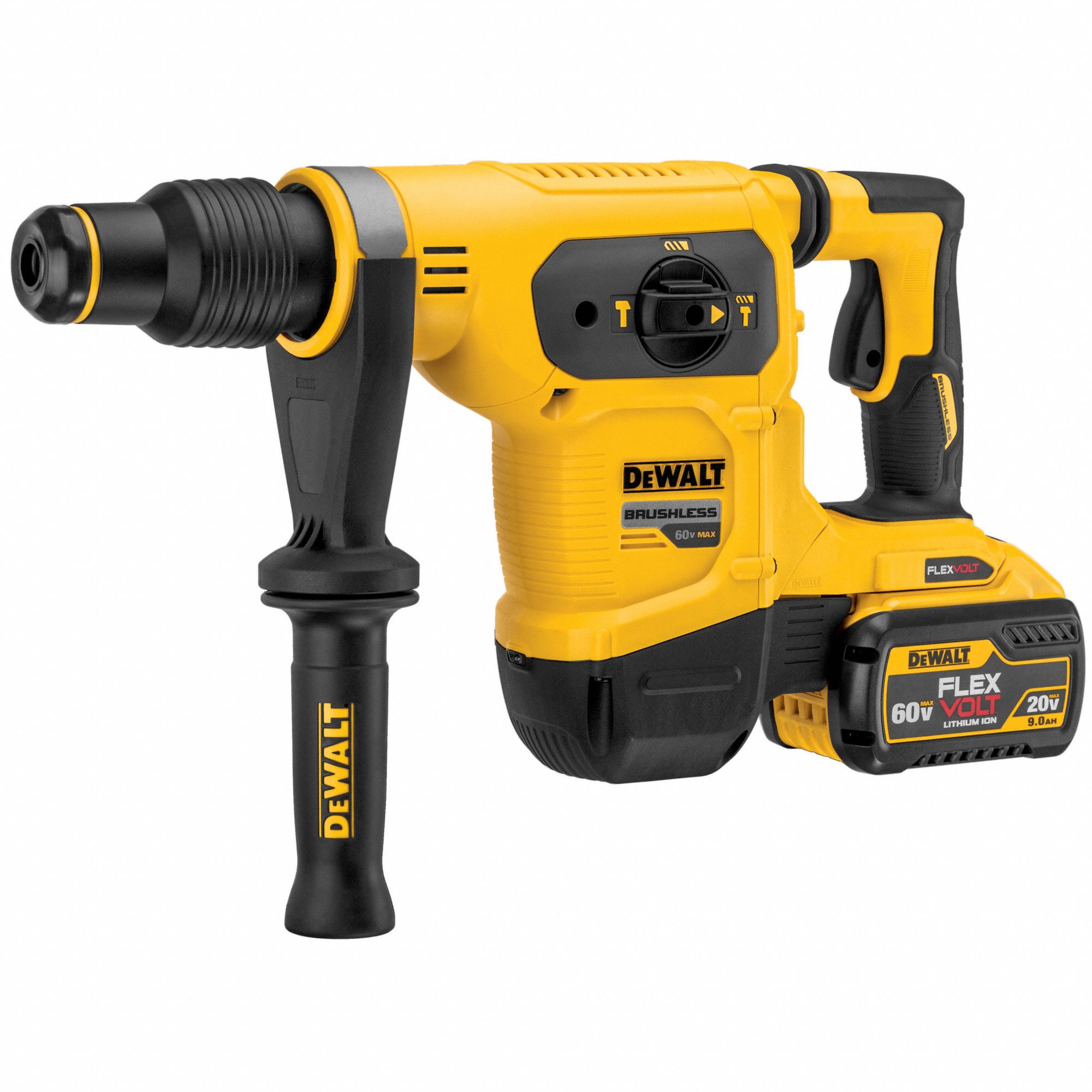 DEWALT Cordless Rotary Hammer, 60.0 V Voltage, 0 to 3100 Blows per