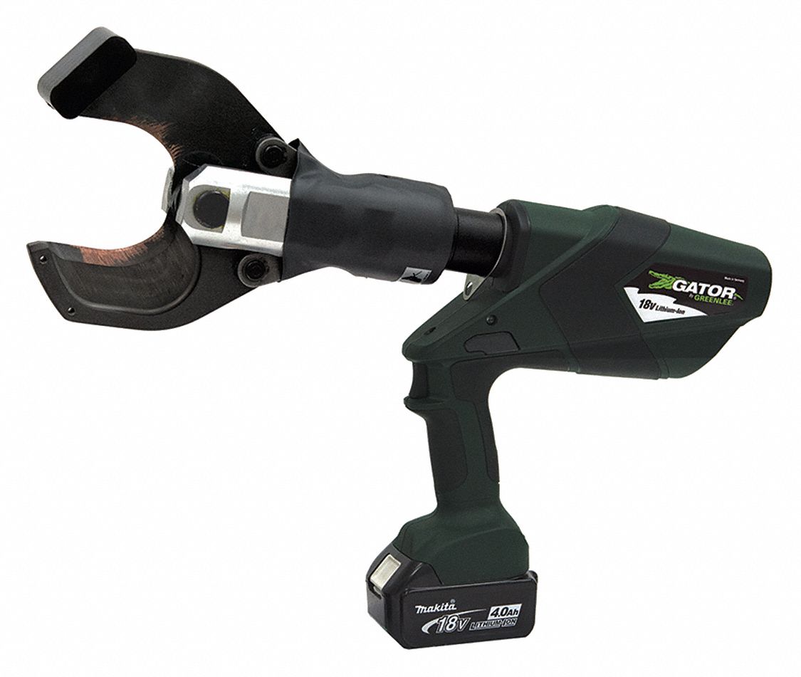 GREENLEE Cordless Cable Cutter, 18V, 13" Tool L 53JJ04ESC85LX11