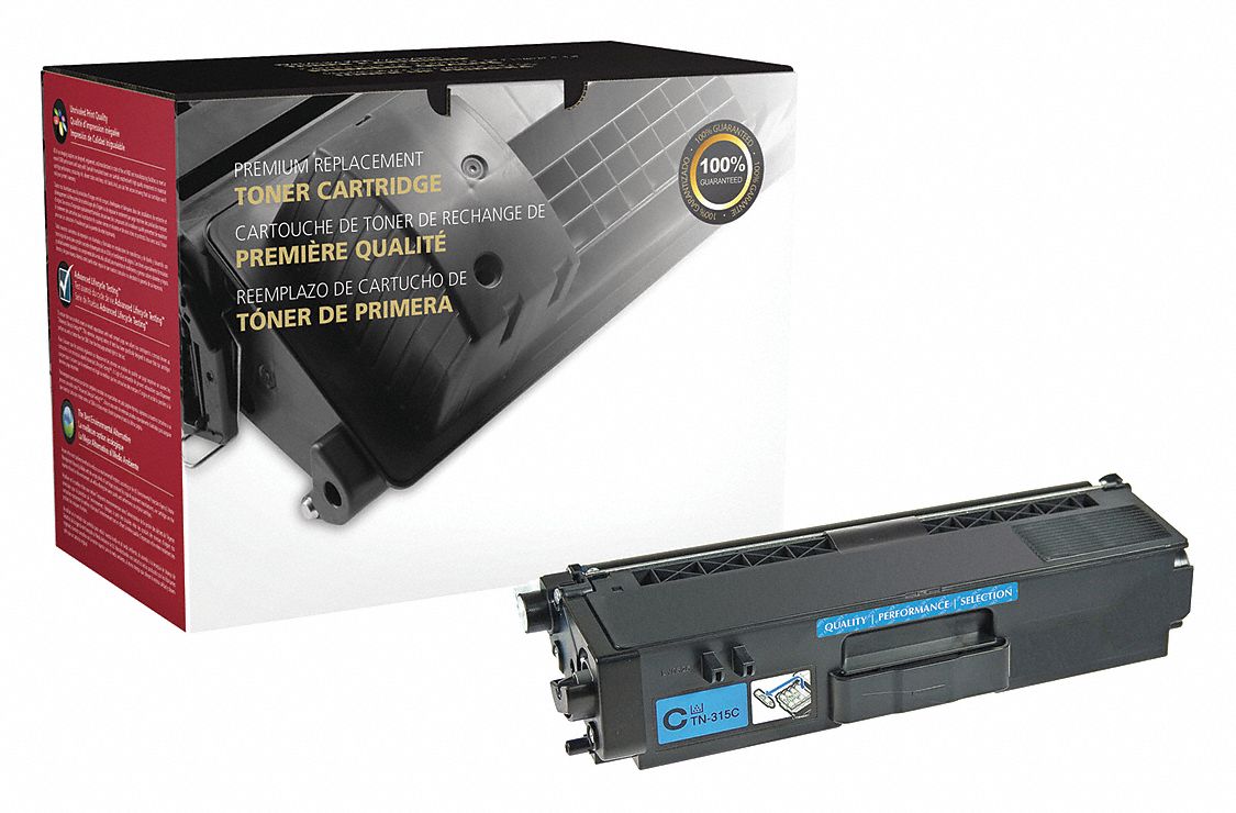 High Yield Toner Cartridge: TN315C, Cyan, Cyan