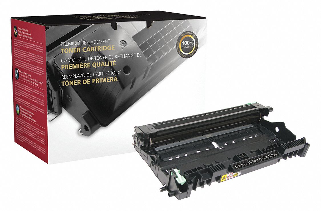 Printer Drum: Remanufactured, Compatible Printer Series DCP/HL/MFC, 12, 000 Page Yield - Max, Black