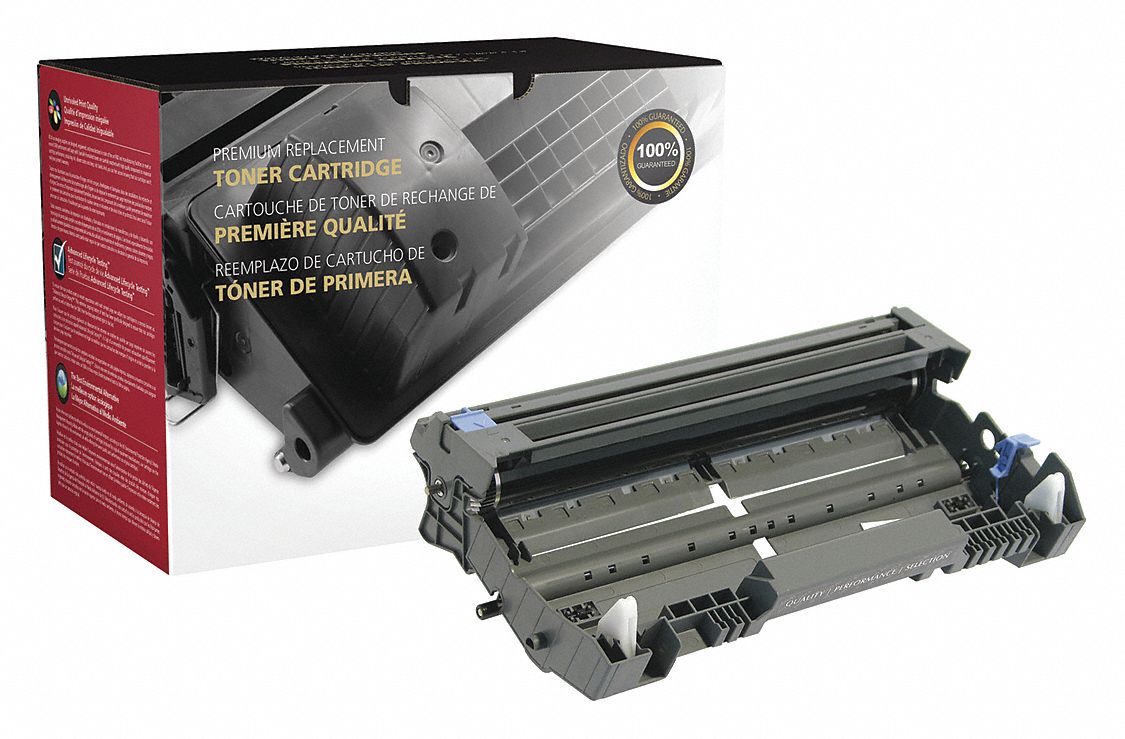 Printer Drum: Remanufactured, Compatible Printer Series DCP/HL/MFC, 25, 000 Page Yield - Max, Black