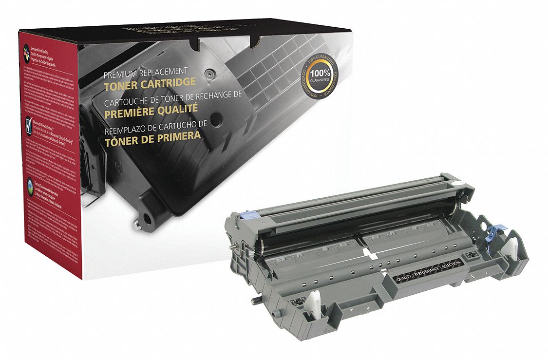Printer Drum: Remanufactured, Compatible Printer Series DCP/HL/MFC, 25, 000 Page Yield - Max, Black