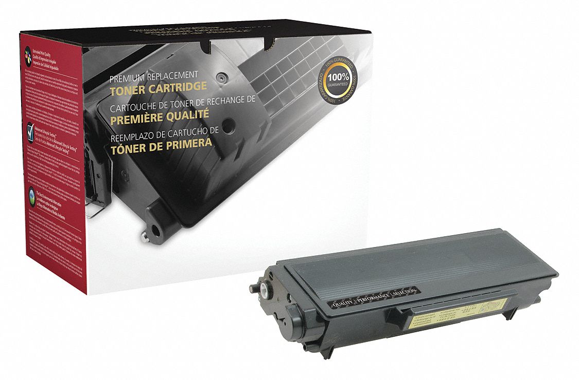 High Yield Toner Cartridge: TN580, Black, Black