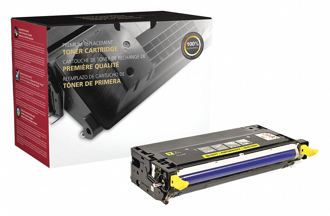 High Yield Toner Cartridge: 330-1196/330-1204/G481F/G485F, Yellow, Yellow