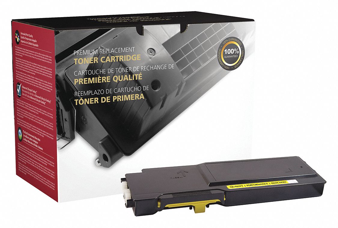 High Yield Toner Cartridge: 593-BBBO/593-BBBR/RP5V1/YR3W3, Yellow, Yellow