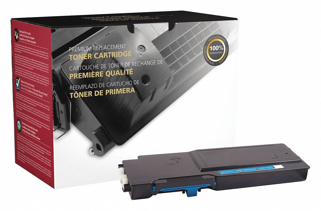 High Yield Toner Cartridge: 488NH/593-BBBN/593-BBBT/TXM5D, Cyan, Cyan