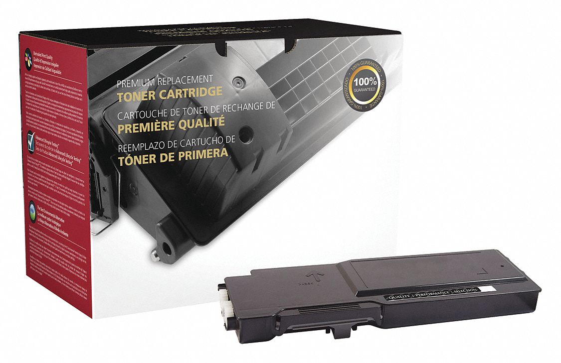 High Yield Toner Cartridge: 593-BBBQ/593-BBBU/RD80W/Y5CW4, Black, Black