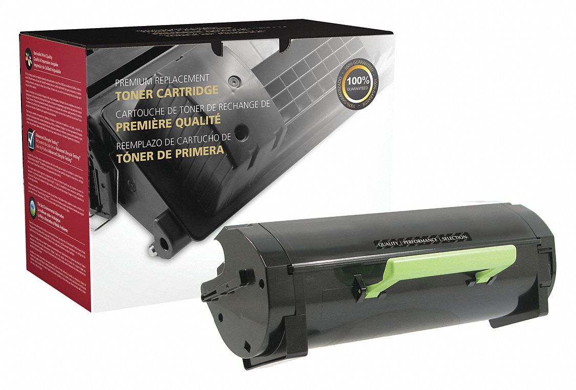 CLOVER Toner Cartridge, Black, Konica 53JP53CIGTNP44 Grainger