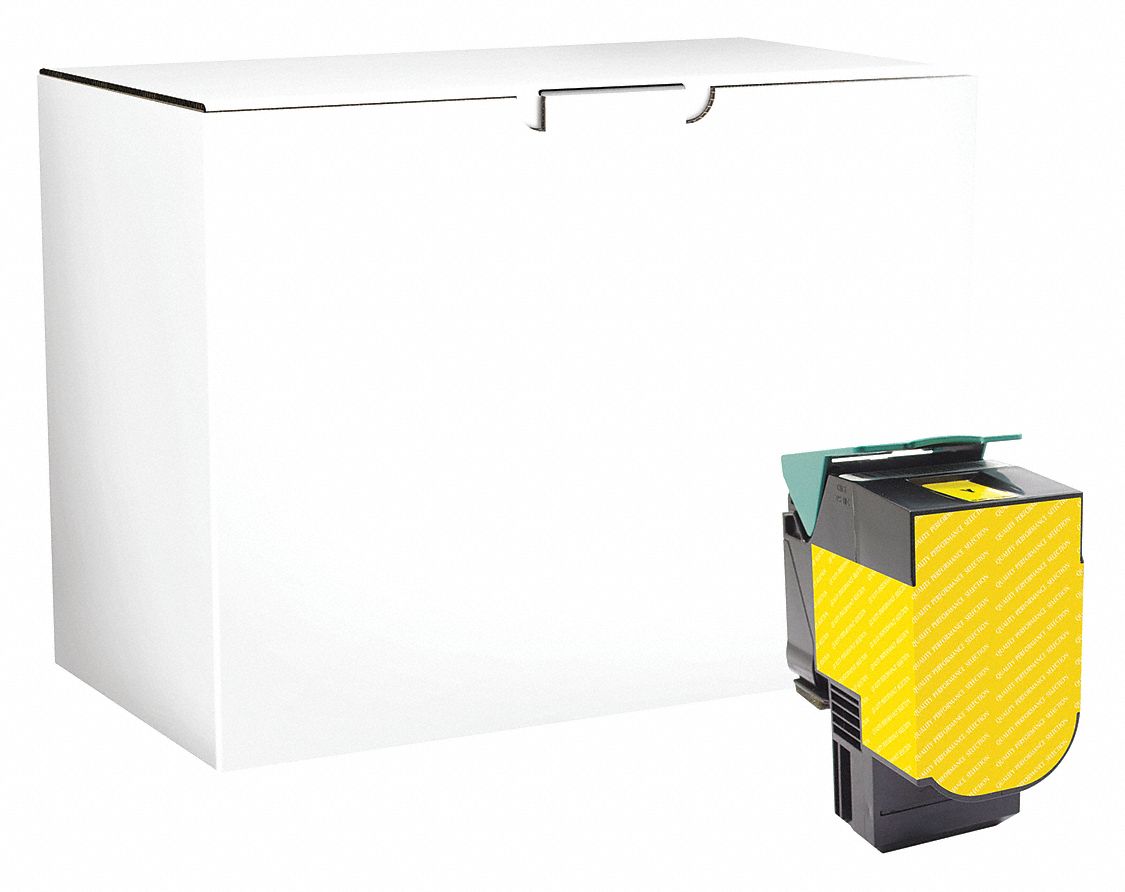 High Yield Toner Cartridge: C540H1YG/C540H2YG, Yellow, Yellow