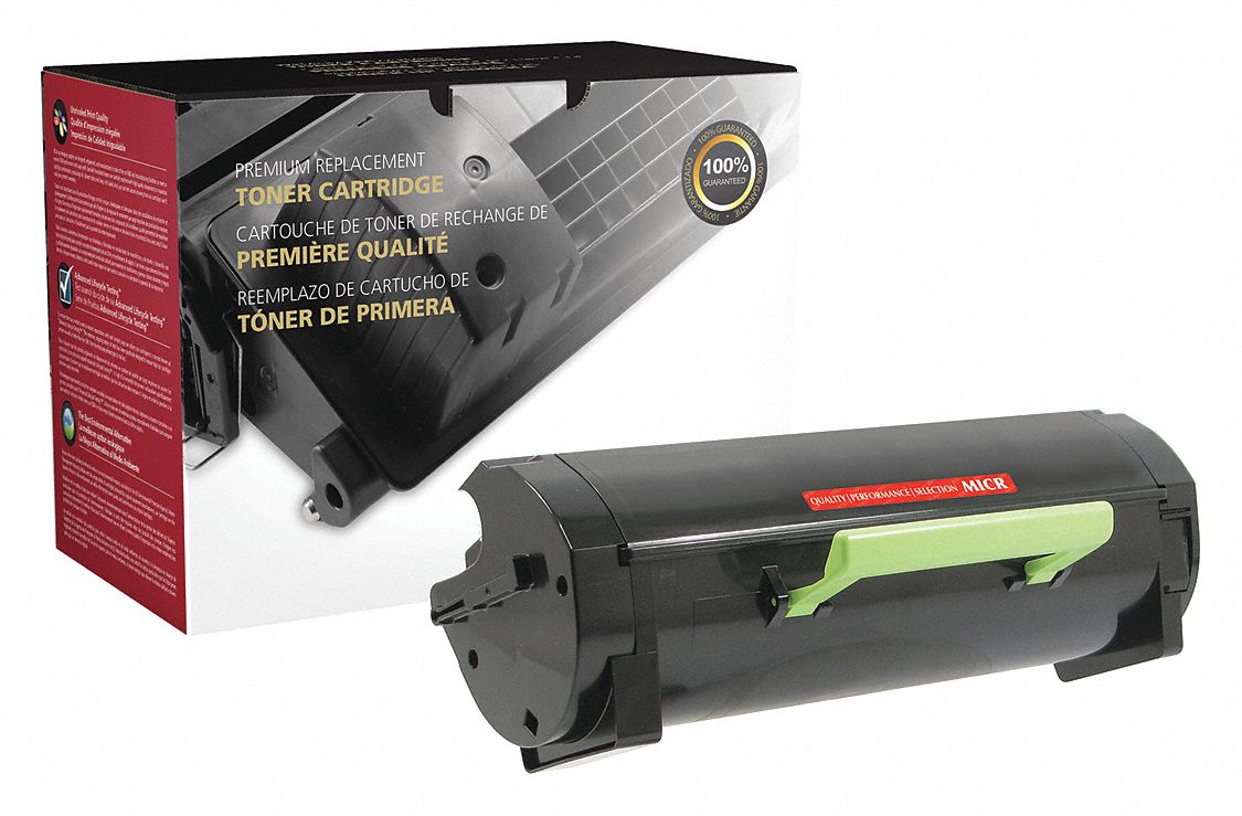 High Yield Toner Cartridge: 50F0HA0(M)/50F1H00(M), Black, Black