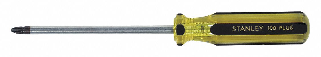 GENERAL PURPOSE PHILLIPS SCREWDRIVER, #3 TIP SIZE, 6 IN OVERALL L, 6 IN SHANK L