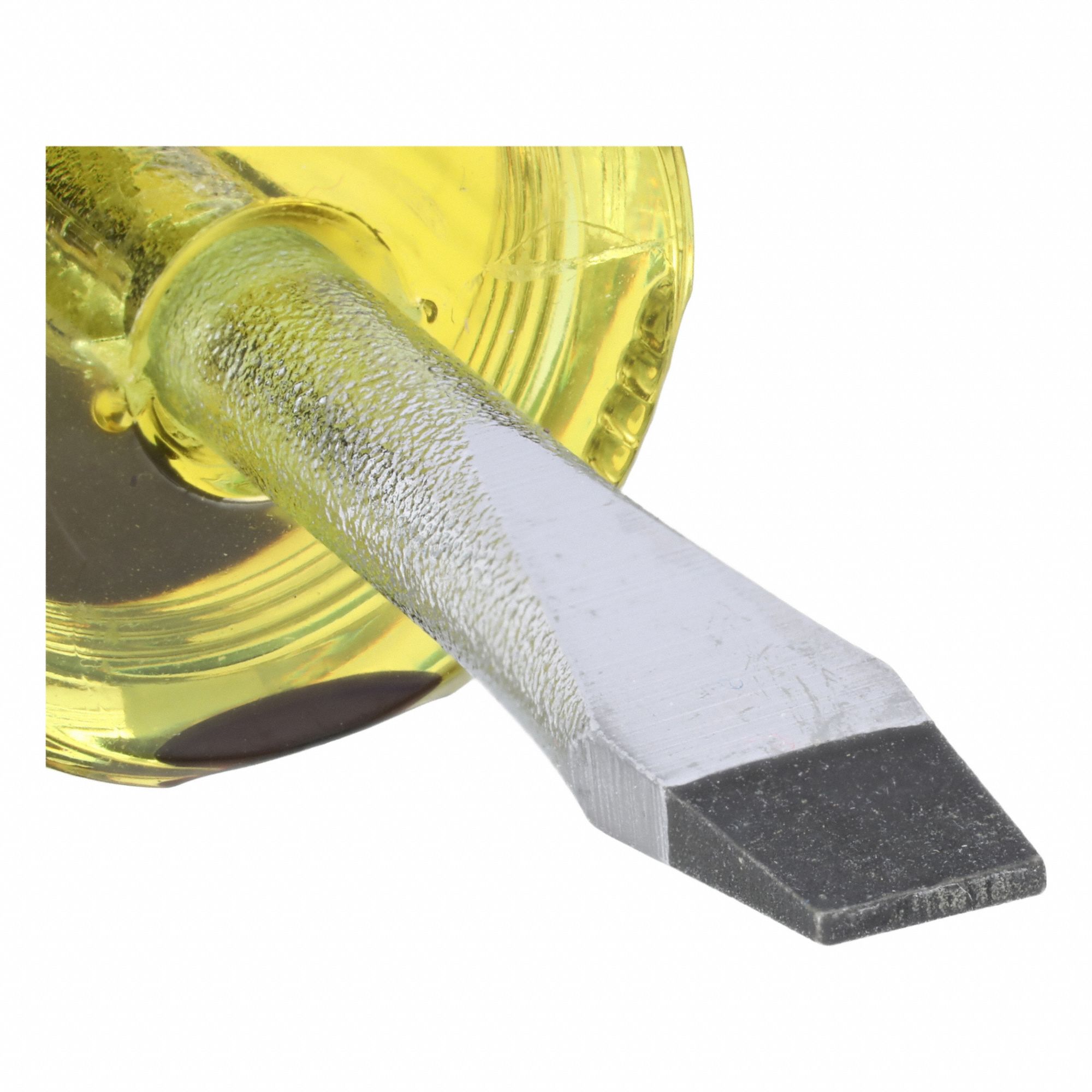 General Purpose Keystone Slotted Screwdriver: 1/4 in Tip Size, Stubby Lg, 1 1/2 in Shank Lg