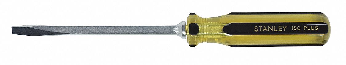 STANLEY, 5/16 in Tip Size, Long Lg, General Purpose Keystone Slotted ...