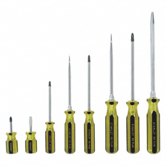 Stanley 64-103-A Screwdriver, Philliips, #3 Tip, 6 Blade, 10-1/2