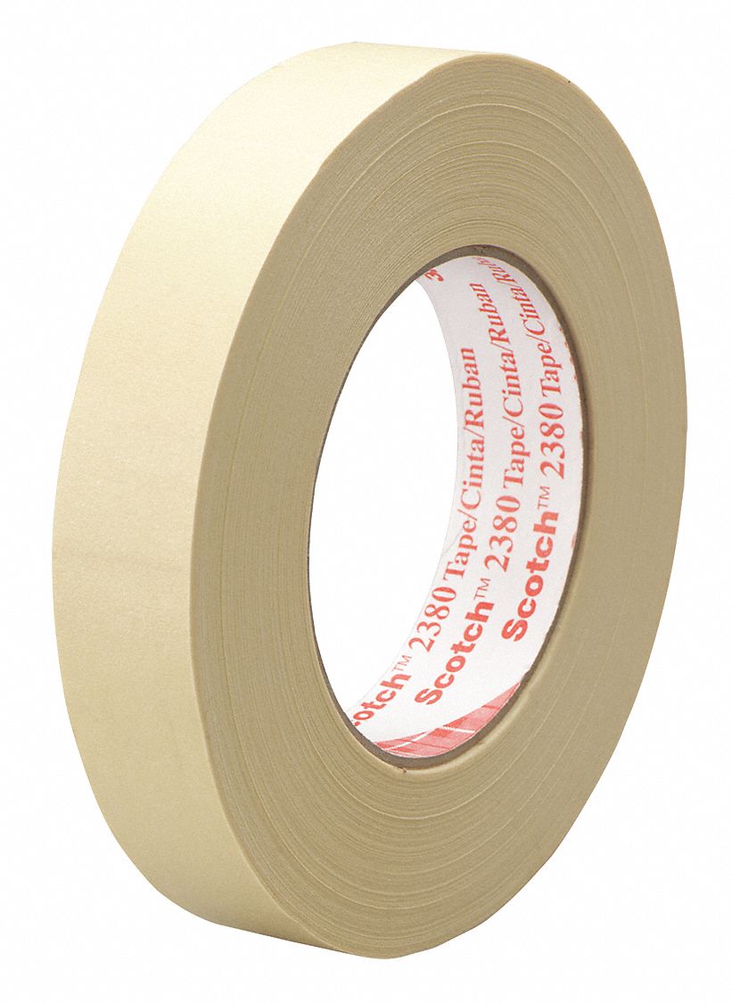 PAINTER'S TAPE, 2 13/16 IN X 60 YD, 7.2 MIL, RUBBER ADHESIVE, INDOOR, UP TO 325 ° F, 12 PK