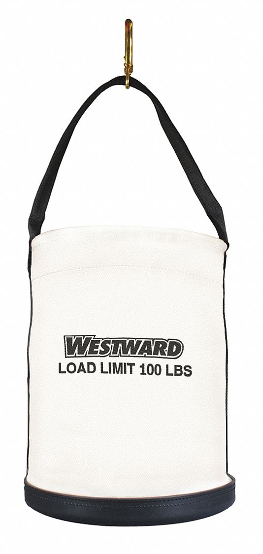 Westward Bucket Tool Organizer, Polyester, Black/Gray (32PJ50)