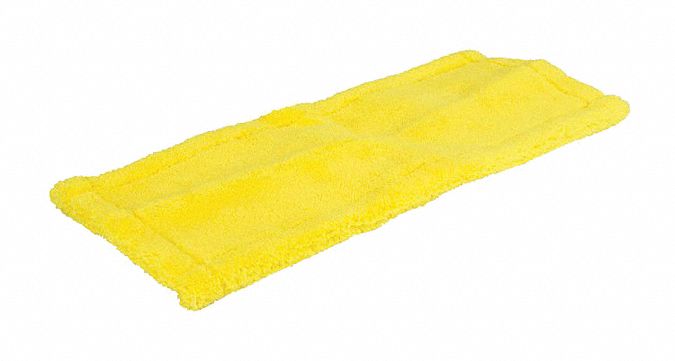 QUICKIE Mop Pad: Flat Mop, Quick Change Connection, Launderable, Gray