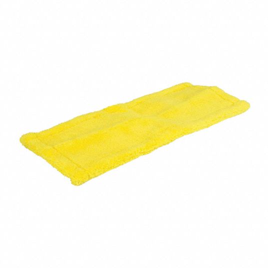 QUICKIE Mop Pad: Flat Mop, Quick Change Connection, Launderable, Gray