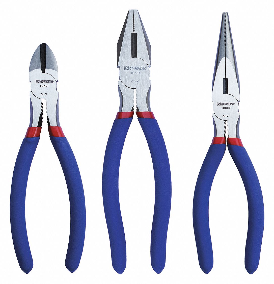 WESTWARD Plier Set 3 Pliers, Manual 53JW8953JW89 Grainger