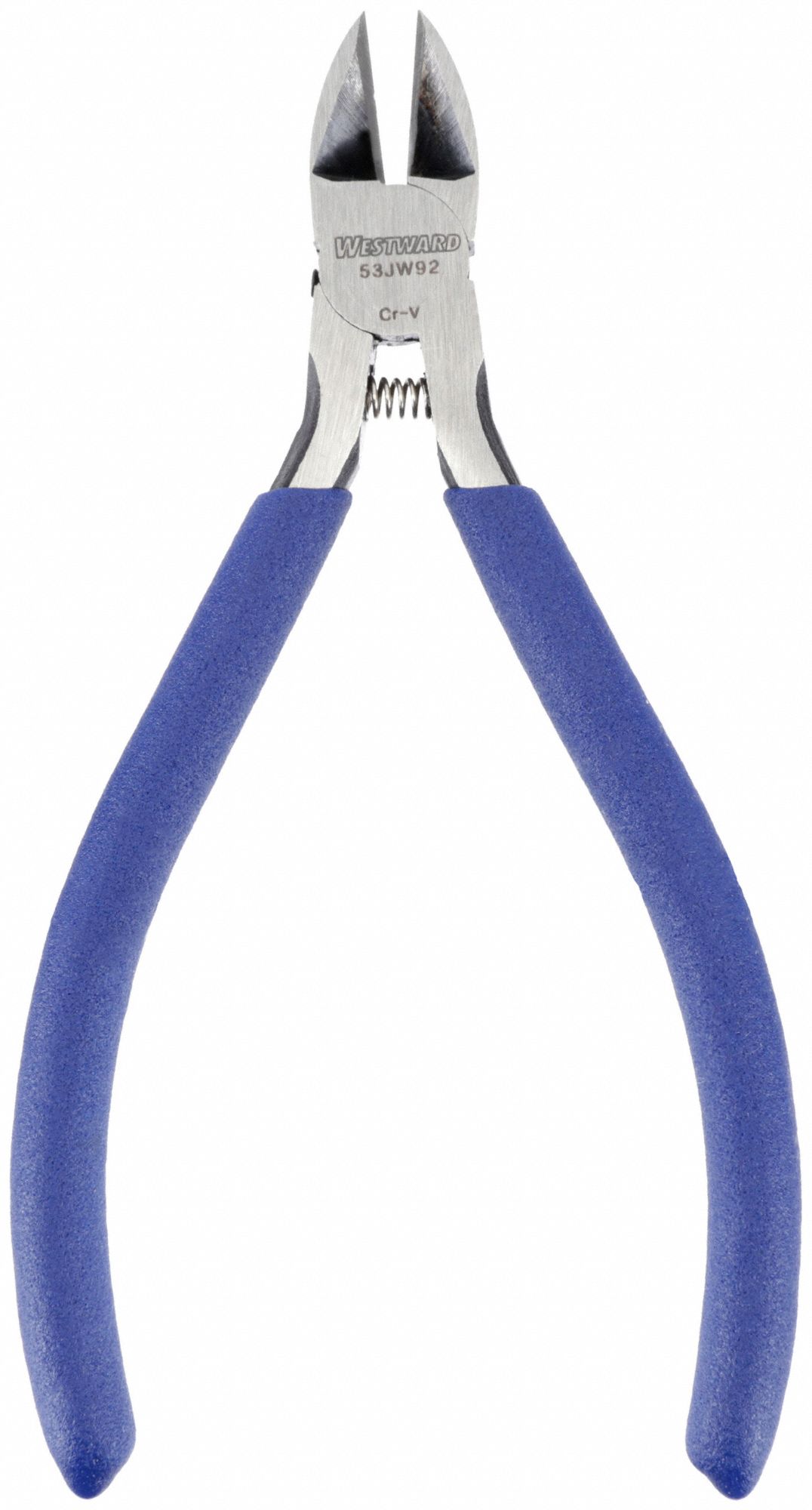 DIAGONAL CUTTING PLIER, FLUSH, NARROW, 1/2 IN JAW L, 5/8 IN JAW W, 5 IN OVERALL L