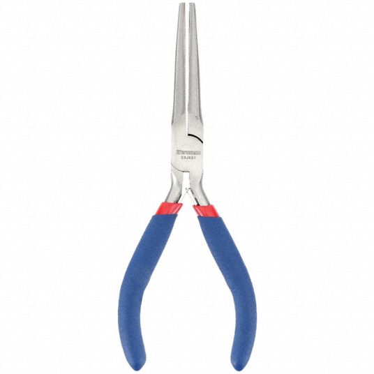 NEEDLE NOSE PLIER: 1 1/4 IN MAX JAW OPENING, 8 1/2 IN (TDY020889)  92644710285