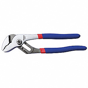 TONGUE AND GROOVE PLIER,CURVED JAW,7" L